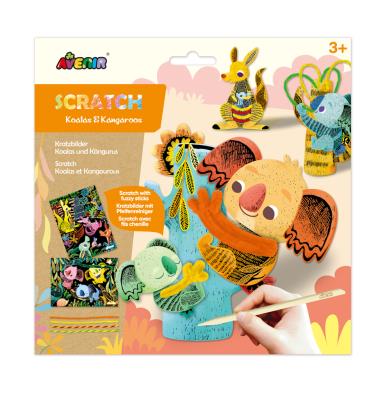 Avenir Scratch Koale i kangury. Wydawca: Russell. SmakLiter.pl Opakowanie Avenir Scratch Koale i kangury