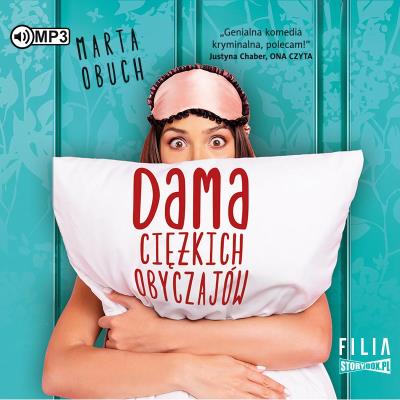 CD MP3 Dama ciężkich obyczajów. Autor: Marta Obuch. SmakLiter.pl Okładka książki CD MP3 Dama ciężkich obyczajów
