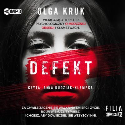 CD MP3 Defekt. Autor: Olga Kruk. SmakLiter.pl Okładka książki CD MP3 Defekt