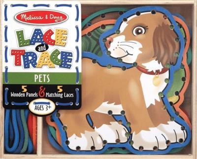 Opakowanie Drewniana sznurowanka Zwierzaki