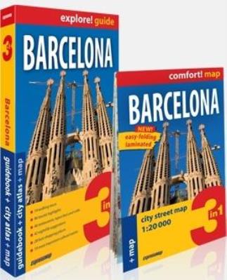 Okładka książki Explore! guide Barcelona 3w1 w.2016