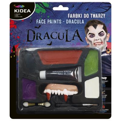 Farbki do twarzy zestaw Dracula KIDEA. Wydawca: Derform. SmakLiter.pl Opakowanie Farbki do twarzy zestaw Dracula KIDEA