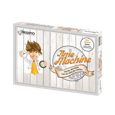 Game TIME MACHINE Travel between Mix of English tenses. Wydawca: Regipio. SmakLiter.pl Opakowanie Game TIME MACHINE Travel between Mix of English tenses