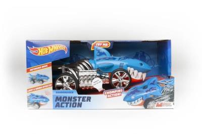Hot Wheels Monster Action Sharkruiser. Wydawca: Mondo. SmakLiter.pl Opakowanie Hot Wheels Monster Action Sharkruiser