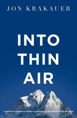 Into Thin Air. Autor: Krakauer Jon. SmakLiter.pl Okładka książki Into Thin Air