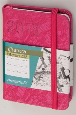 Opakowanie Kalendarz 2018 awangarda a7 różowy