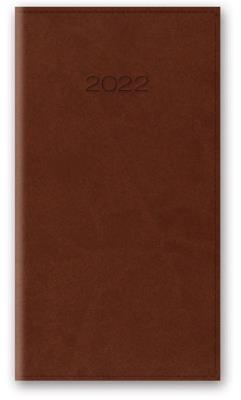 Opakowanie Kalendarz 2022 11T A6 kieszonkowy brązowy vivella
