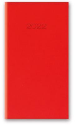 Opakowanie Kalendarz 2022 11T A6 kieszonkowy czerwony vivella