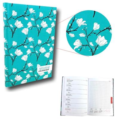 Opakowanie Kalendarz 2022 A5 tygodniowy soft touch Magnolie