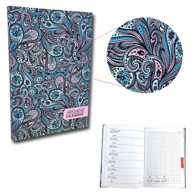 Opakowanie Kalendarz 2022 A5 tygodniowy soft touch Turkus