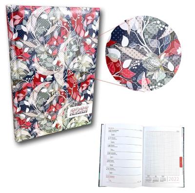 Opakowanie Kalendarz 2022 A5 tygodniowy UV Ornamenty kwiatowe