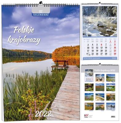 Opakowanie Kalendarz 2022 B3 13 plansz Polskie krajobrazy