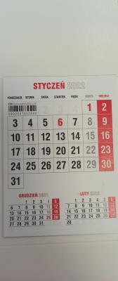 Opakowanie Kalendarz 2022 Biurkowy MINI KBM