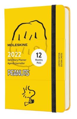 Opakowanie Kalendarz 2022 dzienny 12MP Peanuts, żółty