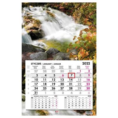 Opakowanie Kalendarz 2022 jednodzielny główka płaska Woda