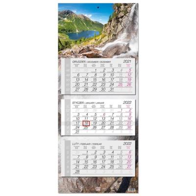 Opakowanie Kalendarz 2022 trójdzielny główka płaska Tatry