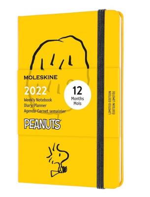 Opakowanie Kalendarz 2022 tygodniowy 12MP Peanuts, żółty
