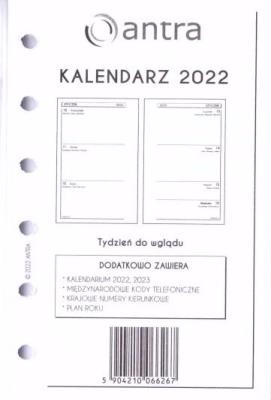 Opakowanie Kalendarz 2022 wkład A6 KIESZ/TDW
