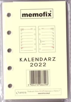 Opakowanie Kalendarz 2022 wkład A7 MEM/M/TNS