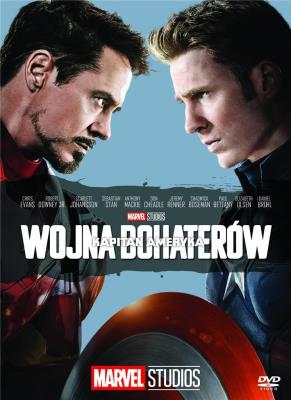 Kapitan Ameryka. Wojna bohaterów DVD. Autor: Russo Anthony, Russo Joe. SmakLiter.pl Okładka książki Kapitan Ameryka. Wojna bohaterów DVD