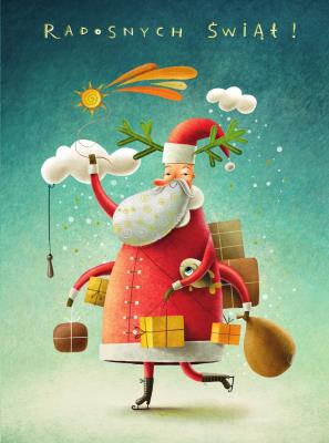 Opakowanie Karnet B6 BN Mikołaj