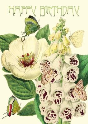 Opakowanie Karnet B6 brokat z kopertą Urodziny Naparstnica