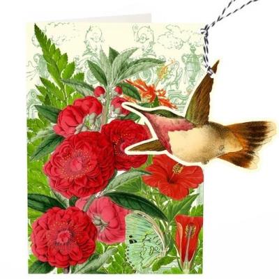 Opakowanie Karnet B6 i zawieszka z kopertą - Koliber