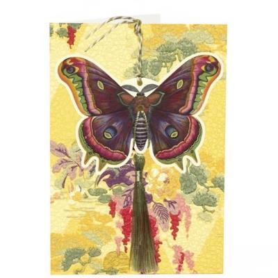 Opakowanie Karnet B6 i zawieszka z kopertą - Motyl