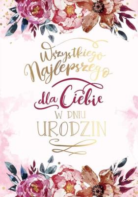 Opakowanie Karnet B6 PR-354 Urodziny