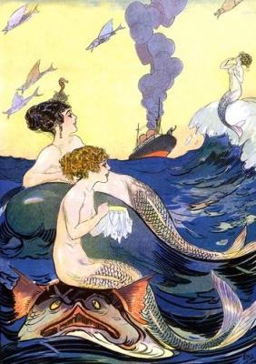 Opakowanie Karnet B6 z kopertą Syreny