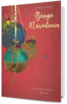 Opakowanie Karnet Boże Narodzenie KL HM100-964