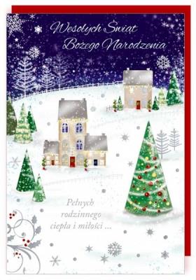 Opakowanie Karnet Boże Narodzenie Star-31