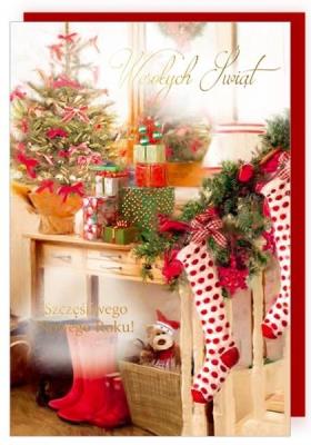 Opakowanie Karnet Boże Narodzenie Star-35