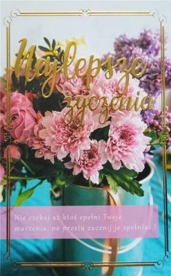 Opakowanie Karnet Najlepsze życzenia 2K - 060