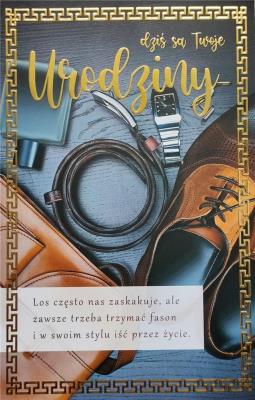 Opakowanie Karnet Urodziny 2K - 055