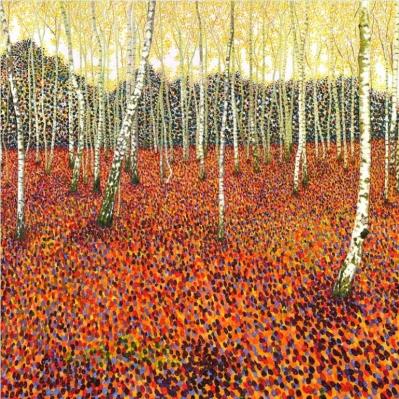 Opakowanie Karnet z kopertą Brzozy