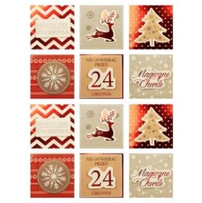Opakowanie Karnety samoprzylepne do podpisywania prezentów / 12 szt.