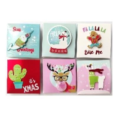 Opakowanie Karnety samoprzylepne do podpisywania prezentów / 12 szt.