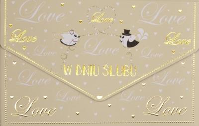 Opakowanie Kartka-koperta Ślub TS+08