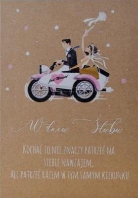 Opakowanie Kartka okolicznościowa eko Ślub NY33