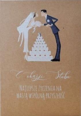 Opakowanie Kartka okolicznościowa eko Ślub NY35