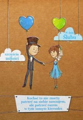 Opakowanie Kartka okolicznościowa eko Ślub TS45