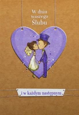 Opakowanie Kartka okolicznościowa eko Ślub TS47