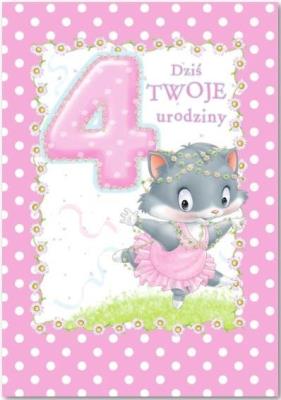 Opakowanie Kartka okolicznościowa Urodziny 4 MF09
