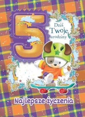Opakowanie Kartka okolicznościowa Urodziny 5 MF05