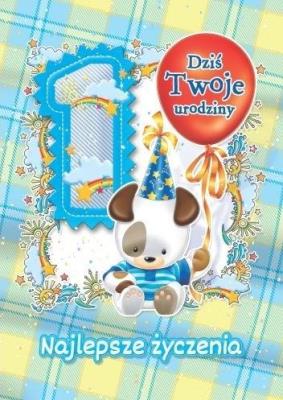 Opakowanie Kartka okolicznościowa Urodziny Roczek MF01