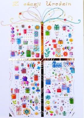 Opakowanie Kartka okolicznościowa Urodziny TS23