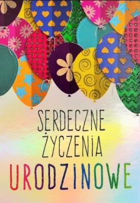 Opakowanie Kartka okolicznościowa UrodzinySilver LO25