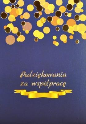 Opakowanie Kartka Podziękowania za współpracę TK07