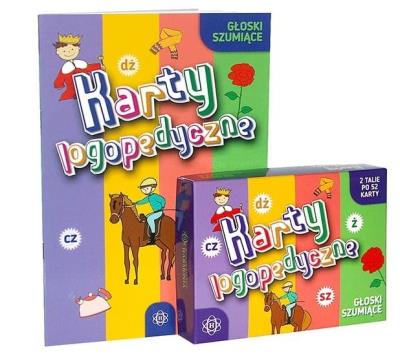 Okładka książki Karty logopedyczne - Głoski szukiące - komplet